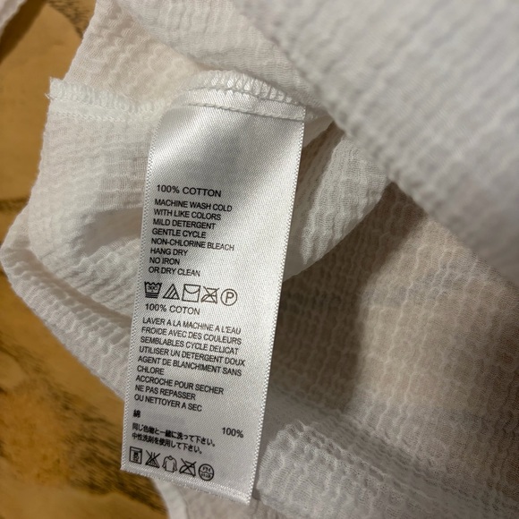EUC! White TOMMY BAHAMA Coastview Gauze Top Size Small - Picture 9 of 11